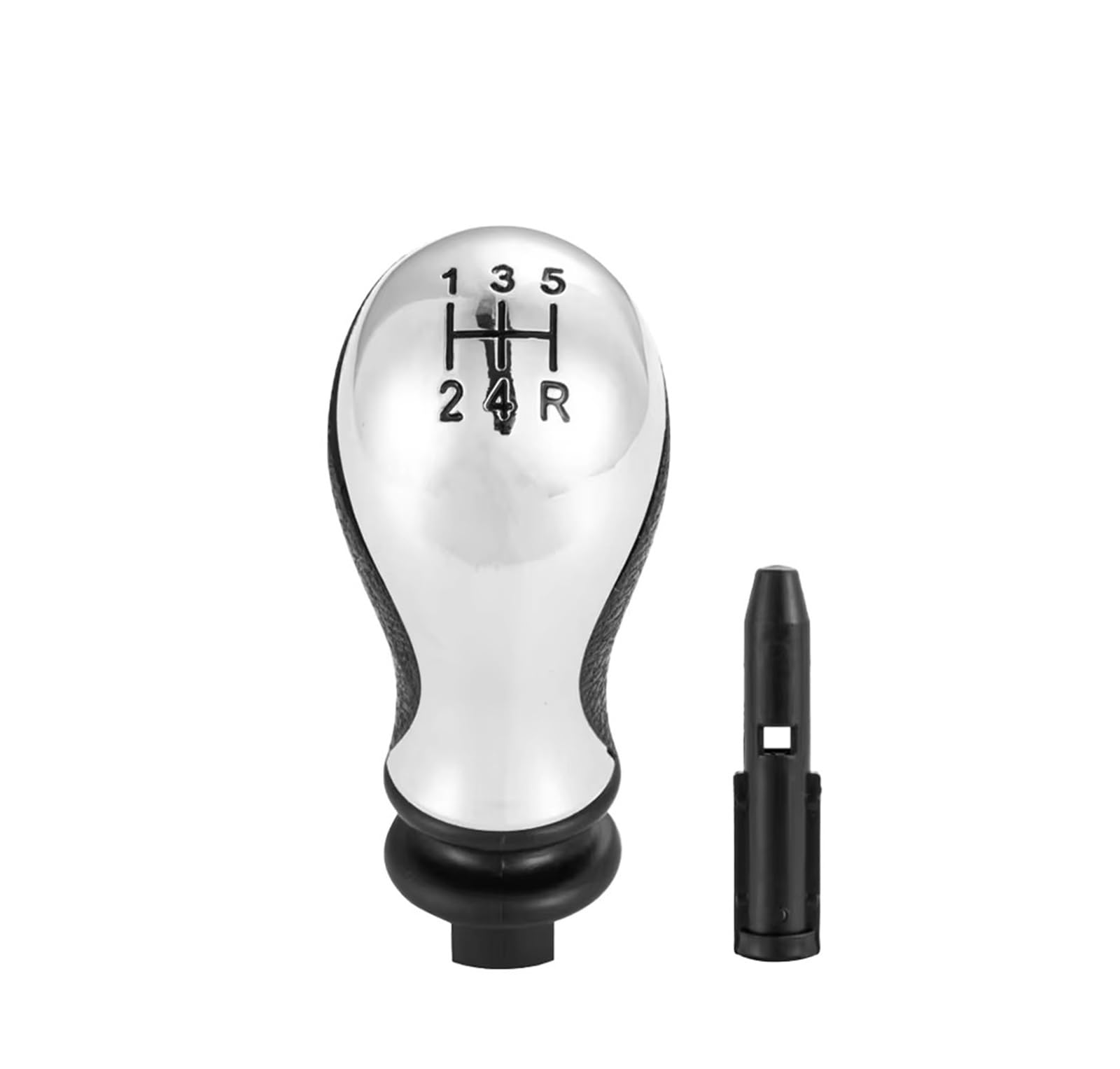 Ghqfrop Bright Transmission Gear Shift Knob For Citroen For C5 2001-2008 For Xsara For Picasso 1999-2008 5 Speed Car Gear Shift Shifter Knob Stick Head Car Gear Stick Knob(Bright)