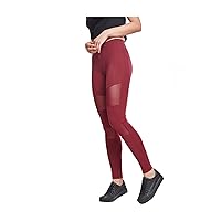 Urban Classics Leggings, Sportivi a Vita Alta con Inserti Mesh Elasticizzati con Vestibilità
