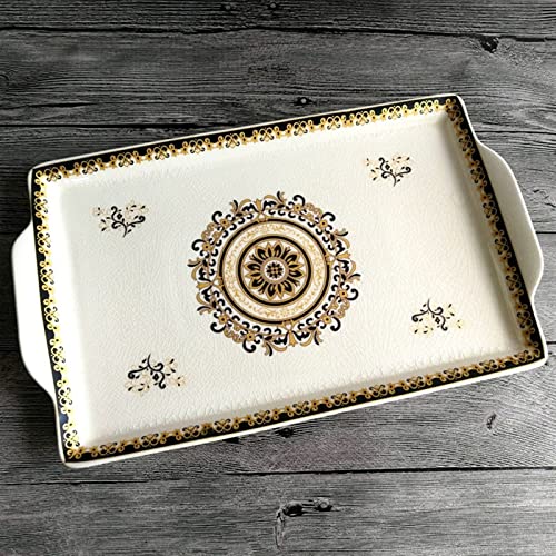 Bandeja de almacenamiento rectangular para baño que organiza cosméticos y perfumes 6