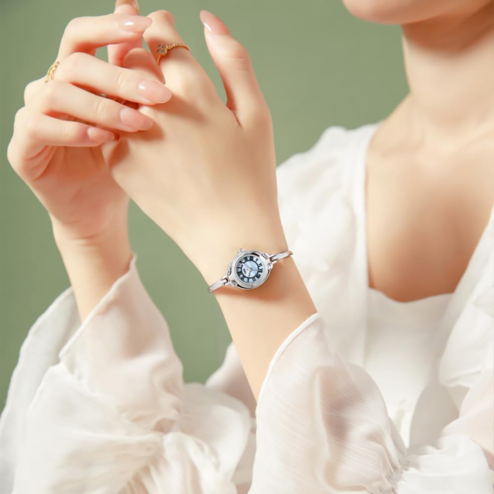 Gosasa Classic Vintage Bangle-Style Women's Watch with Small Dial and Thin Strap Elegant Dress Gold Watch Analog Fashion Waterproof Quartz Ladies Wristwatch - Image 3