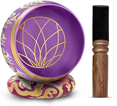 Conjunto de tigelas de canto tibetano - 10 cm, fácil de tocar, au...