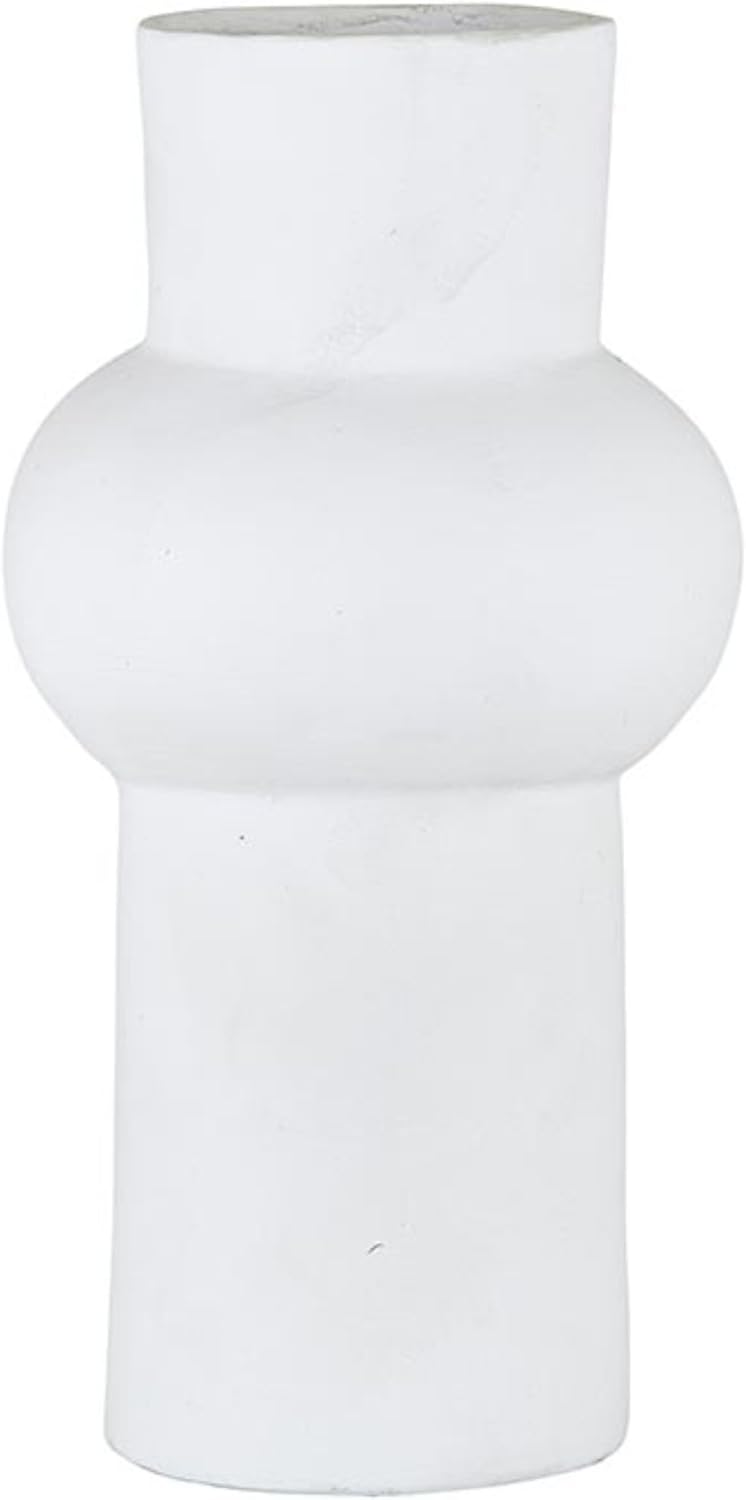 Santa Barbara Design Studio Paper Mache Vase Modern Dried Flower Holders, Large, Natural