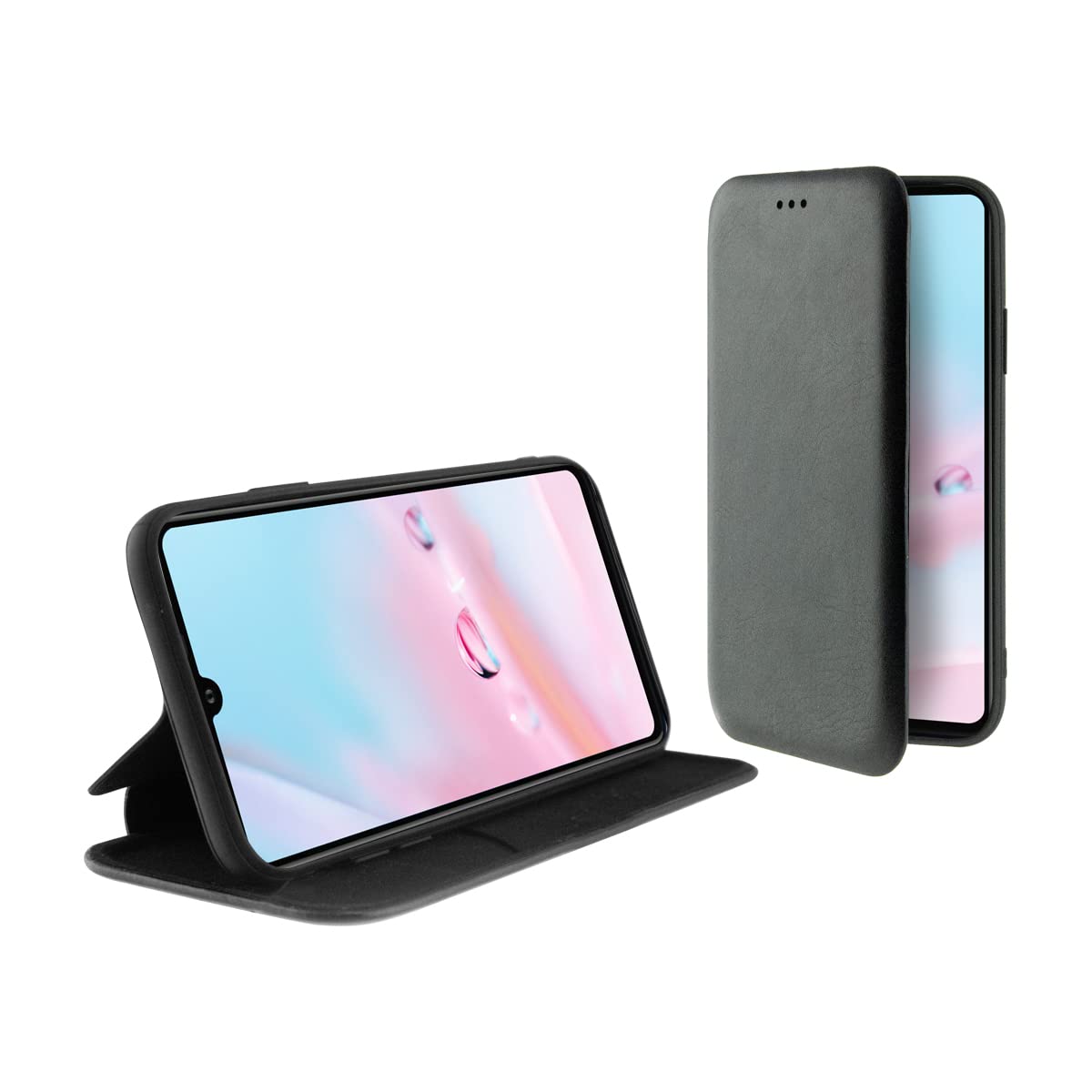 KSIX smart your tech Flip Case for Huawei P30 Pro, Hard, Black