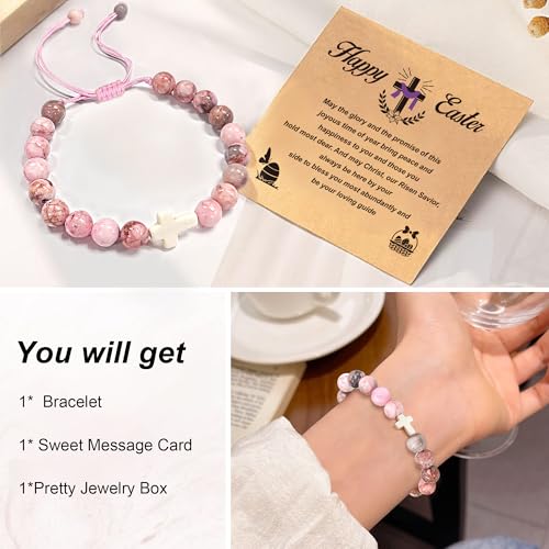 Easter basket stuffers cross bracelets for kids teens boys girls adults women men, Teen Easter basket stuffers for teens Christian Gifts for teen boys girls adults women men3