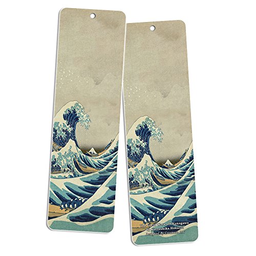 Marcadores de livros de arte famosos Creanoso (pacote com 12) - Pablo Picasso, Gustav Klimt, Wassily