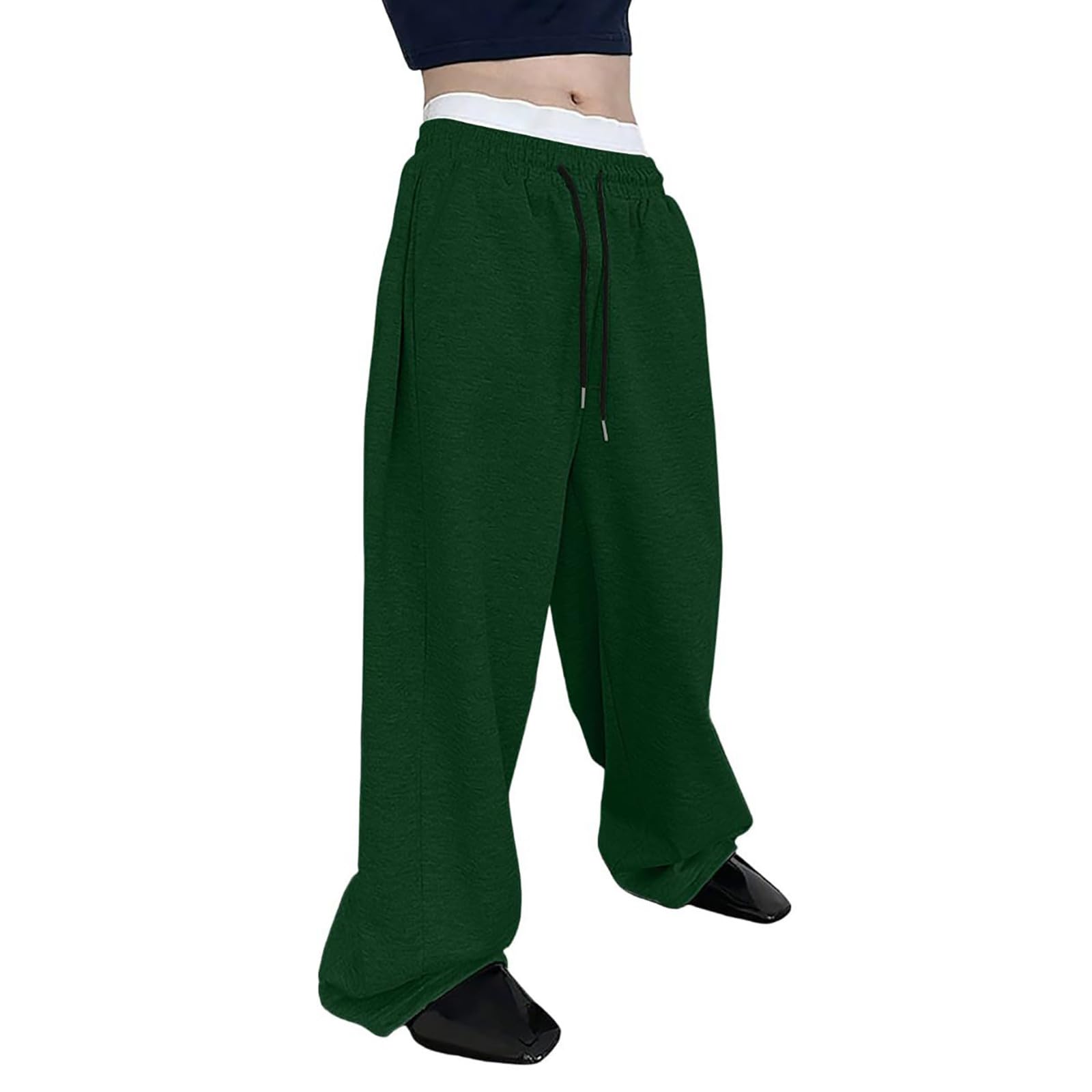 Mens Sweatpants Classic Slim Fit Straight Leg Elastic Waist Lightweight Breathable Lounge Casual Travel Outdoor Pants