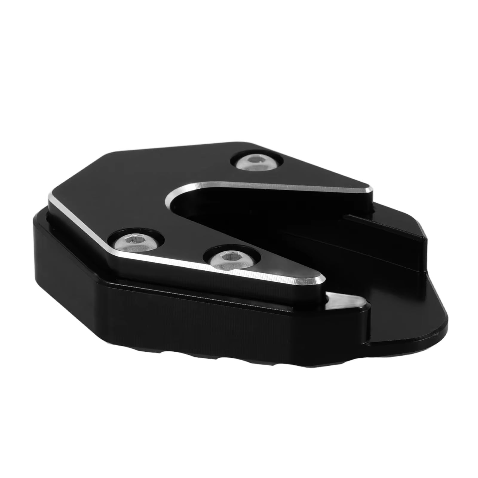 Patin béquille moto élargi universel avec base caoutchouc haute densité