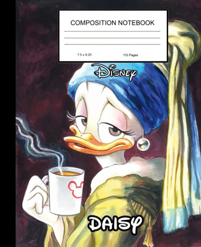 Daisy Duck Composition Notebook: Daisy Duck Notebook 110 pages | 7.5 x 9.25 | Collage Lined Pages | Journal | Diary | For Students, Teens, and Kids | For School, College, University, and Home, Gift
