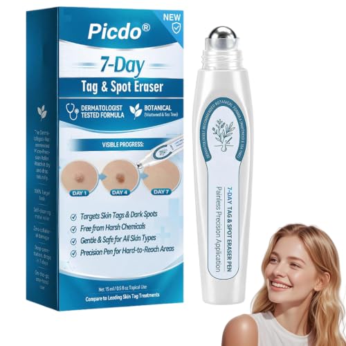 TLOPA Picdo Tag and Spot Remover 2026 New Picdo 7-Day Tag & Spot Eraser with Salicylic Acid - Effectively Improves Blemishes - Gentle Formula for All Skin (1pc)