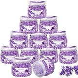 Timgle 12 Pack Odor Eliminator Gel Beads Bulk 10 Ounces Air Freshener Gel Beads Odor Eliminator for Home, Bathrooms, Cars, Boats and Pet Areas(Lavender Scent)