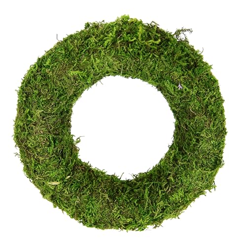 Kranz mit Moos Weidenkranz romantische Deko Blumenkranz Rattankranz...