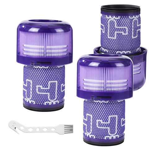 Filter für Dyson V12 Detect Slim Absolute Ersatzfilter 3 Stück Filter für Dyson V12 Staubsauger waschbarErsetzen Sie #971517-01