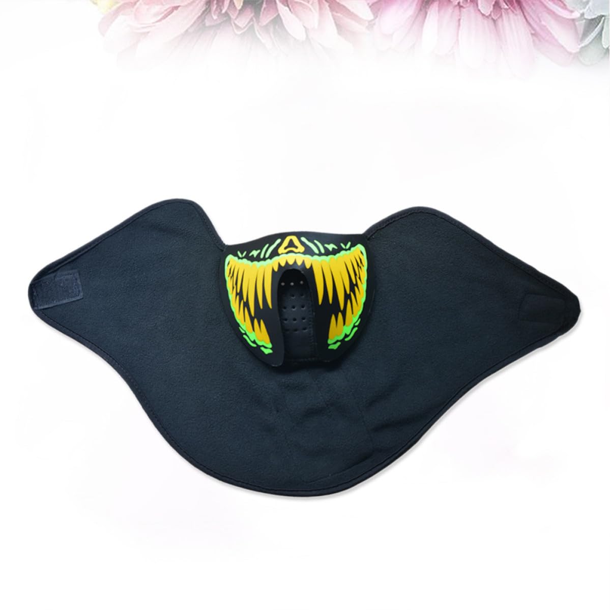 Abaodam 3 Stück Leuchtmaske mit Sprachsteuerung und Schallreaktiver Beleuchtung aus PC für Halloween und Karneval Leichte Blinkende Maske für Männer und Frauen