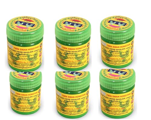 Image of Hong Thai | Thailand Herb Inhaler Traditional Thai Herbal Inhalant (Pack of 6)