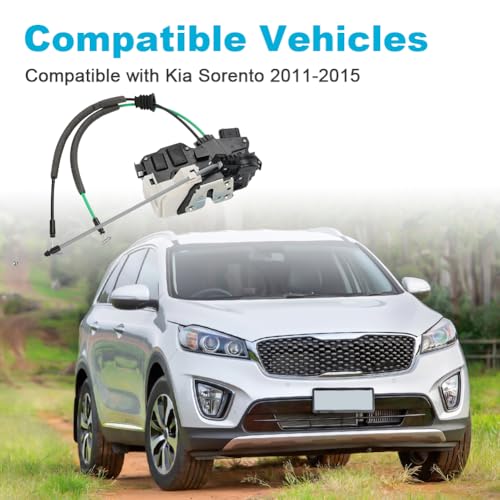 Image of Rear Right Passenger Side Door Lock Latch Actuator Assembly Compatible with Kia Sorento 2011 2012 2013 2014 2015 Door Lock Actuator Replacement for 814202P000 81420-2P000 DLA1537
