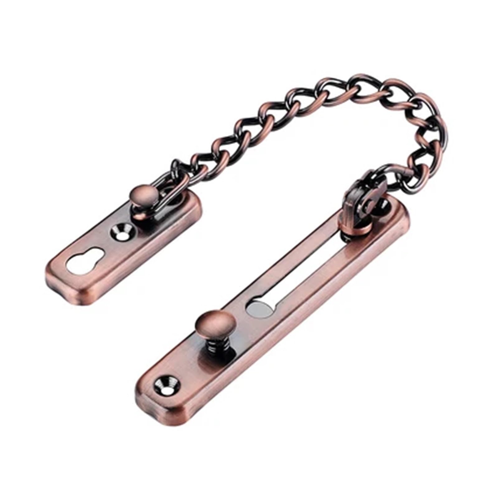 304 Stainless Steel Chain Door Latch Silver Bronze Gold Black Lock Security Hardware for Door(Red Bronze)