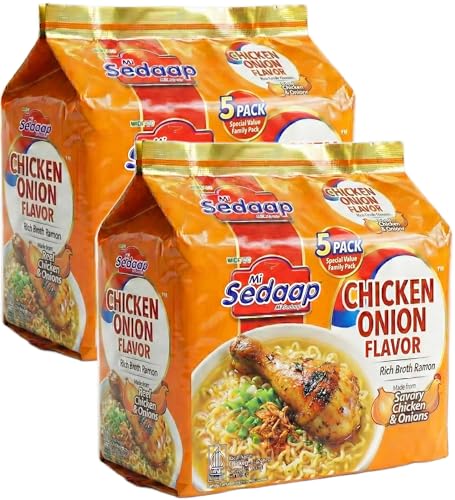 Image of Mi Sedaap Instant Noodles, Chicken Onion Flavor, 2.57 oz (Pack of 10)