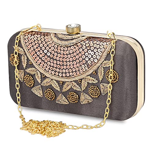 Image of For The Beautiful You Neck Embroidered Women's Clutch