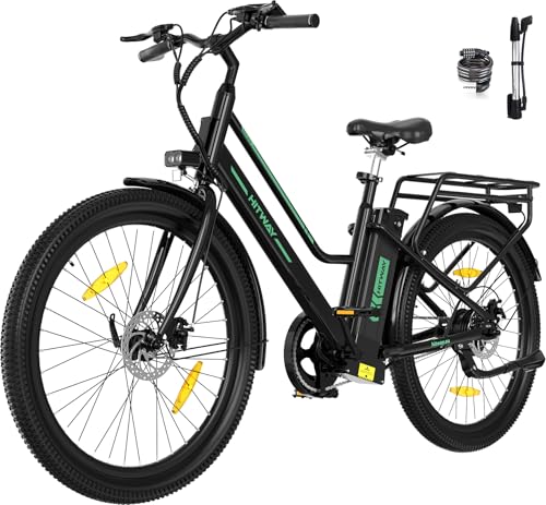 HITWAY 27,5 Pouces Vélo électrique 36V 13Ah Batterie, VTT Electrique Adulte Homme avec écran...