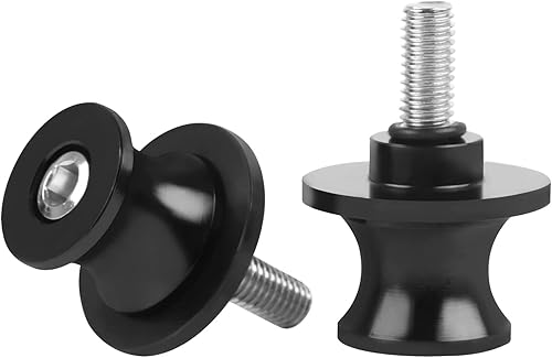 Miniatura 10 de CHIFUN 2 carretes de brazo oscilante de motocicleta M8 X1.5 de 0.315 in deslizadores de aluminio CNC carretes de basculante Tornillo de soporte