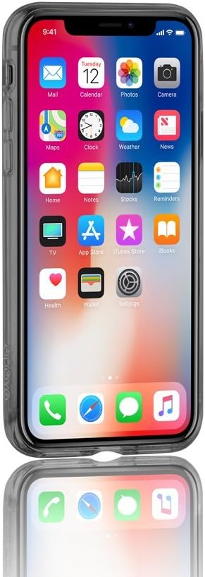 Clear Edge Protective SNAP CASE for iPhone X (Crystal Black)