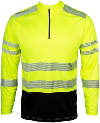Arborwear Mens 820630 Premium Shade 2-Tone Quarter Zip HVSA Class 3