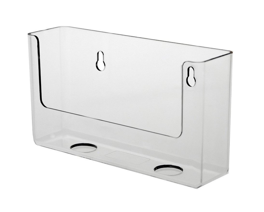Source One Premium Clear Counter Top Postcard Holder Display Fixture 6 Inch