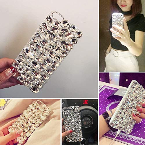 Guppy For Iphone 8 Plus Case, Iphone 7 Plus Case, Aifeer Luxury Handmade Crystal Rhinestone Bling Full Diamond Glitter Case Cover For Iphone 7/ Iphone 8 Plus 5.5" (Clear) #TOP5