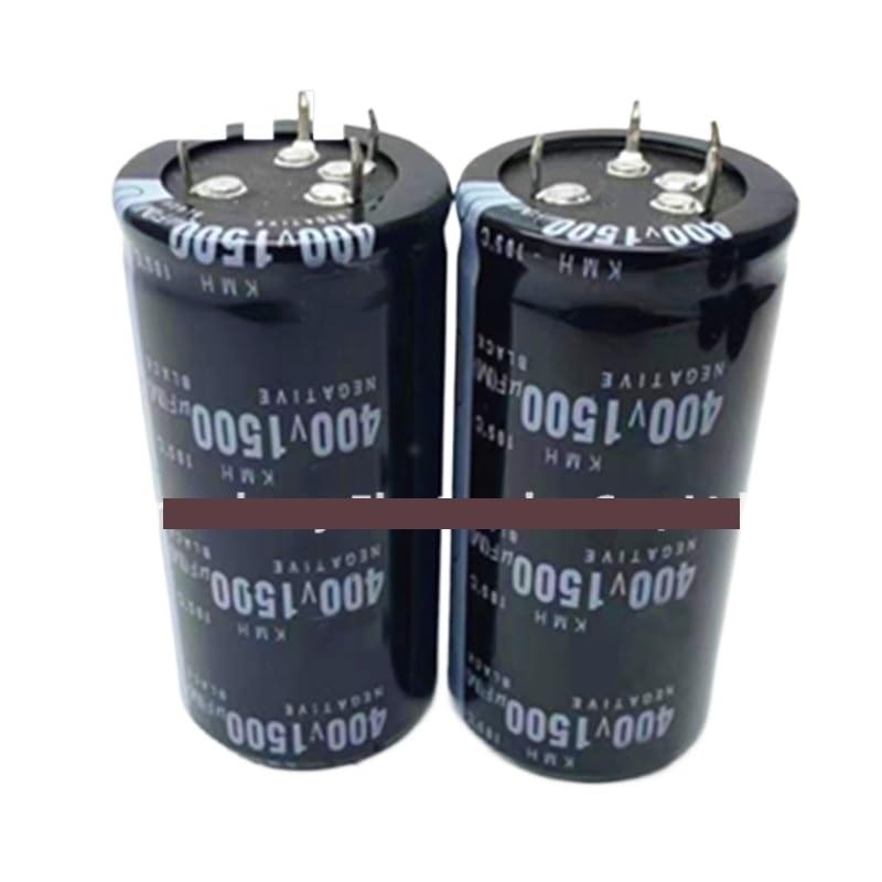 2 condensadores electrolíticos de Aluminio de Cuatro Patas, 450 V, 1500 UF, 45 x 100 mm