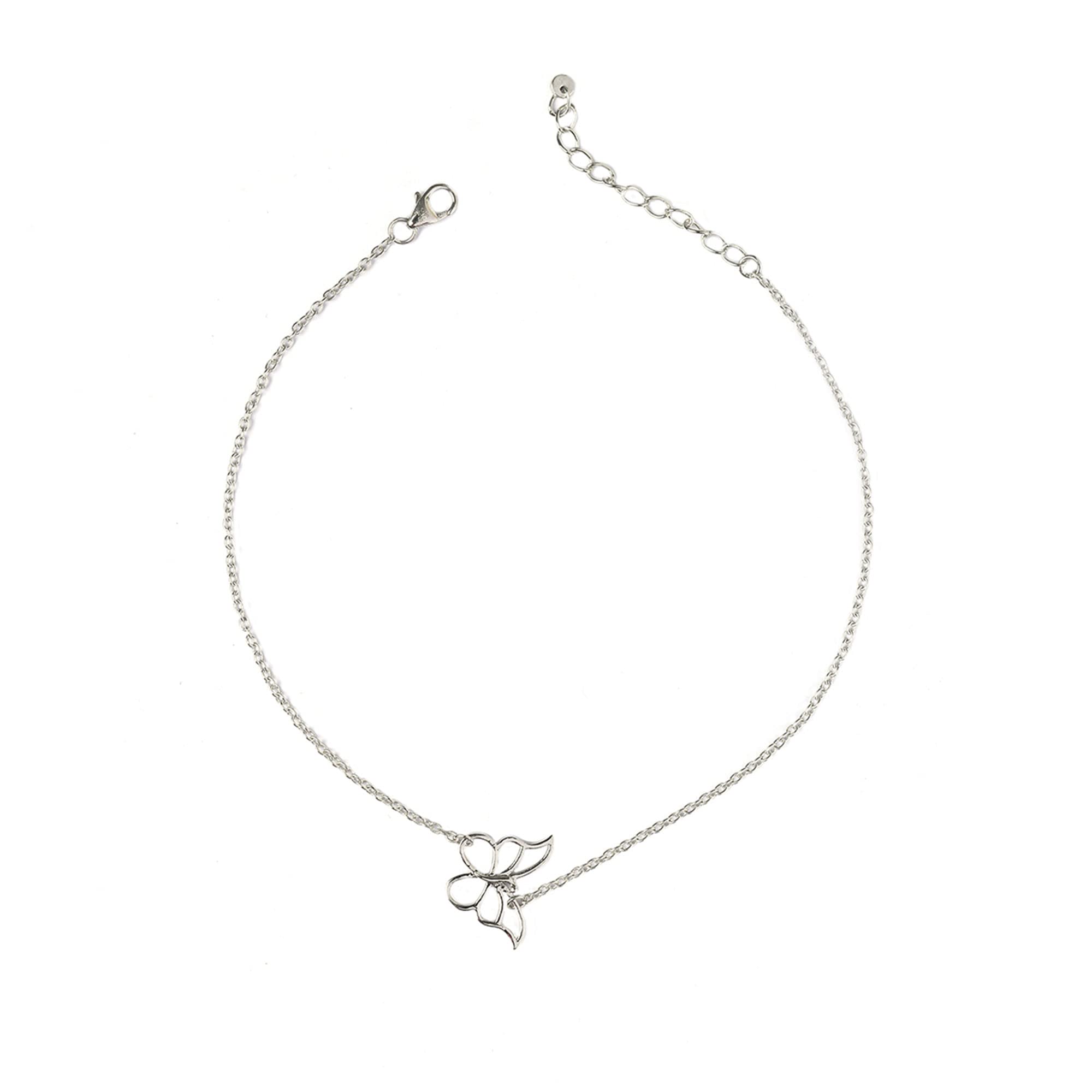 Ornate Jewels 925 Silver Butterfly Adjustable Anklet for Women and Girls | with Certificate of Authenticity & 925 Stamp | Life-time Warranty* (B09Z6XWX6Y) Amazon Price History, Amazon Price Tracker