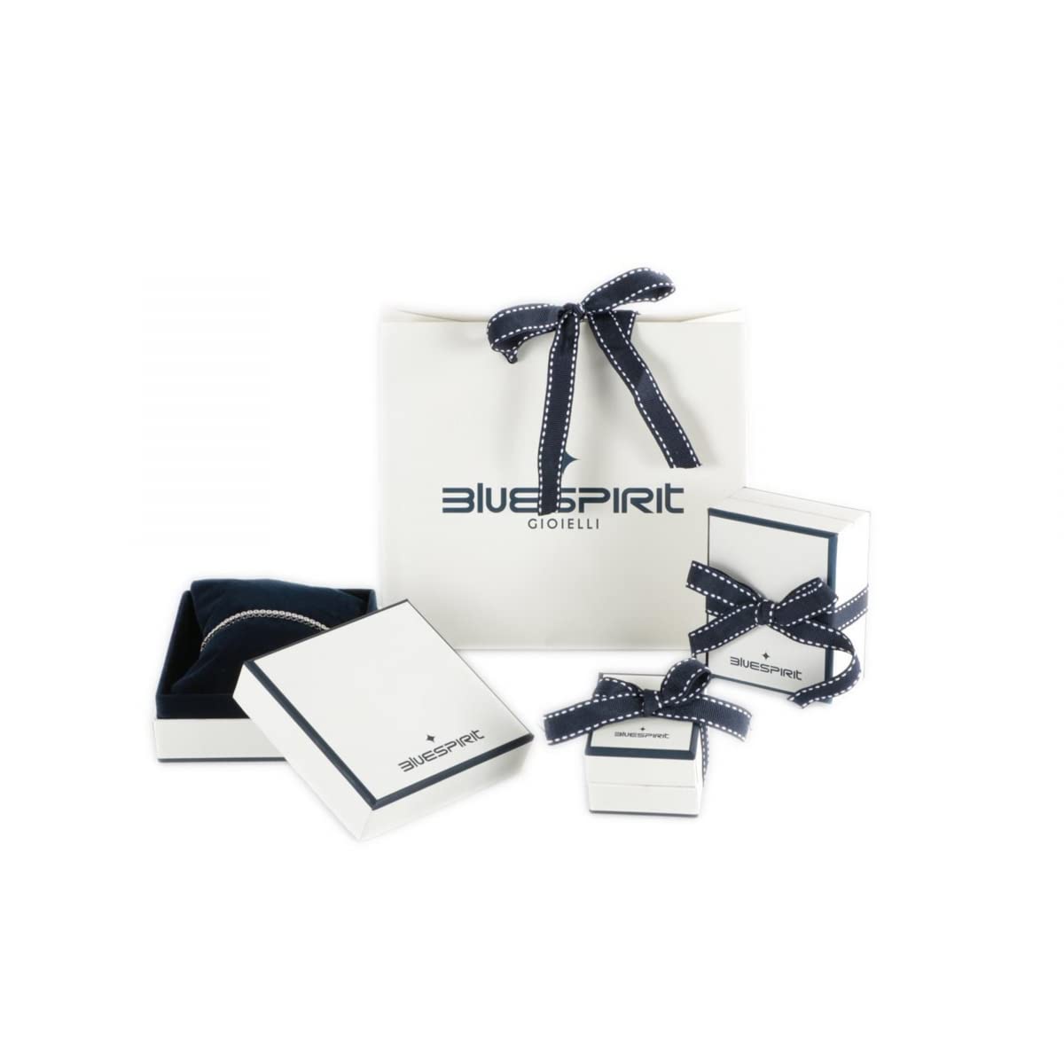 Bluespirit B-TENNIS Bracciale Donna in Argento 925, Zirconi - P.25E705000100