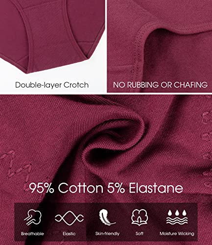 Tanstc Women’S Knickers – High Waist Cotton Underwear For Women, Soft Ladies Briefs With Tummy Support – Knickers For Women Multipack Of 5 - 5