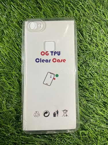 Image of COVERBLACK Soft Rubber Back Cover Compatible Model for Vivo 1802 / Vivo Y83 - Transparent