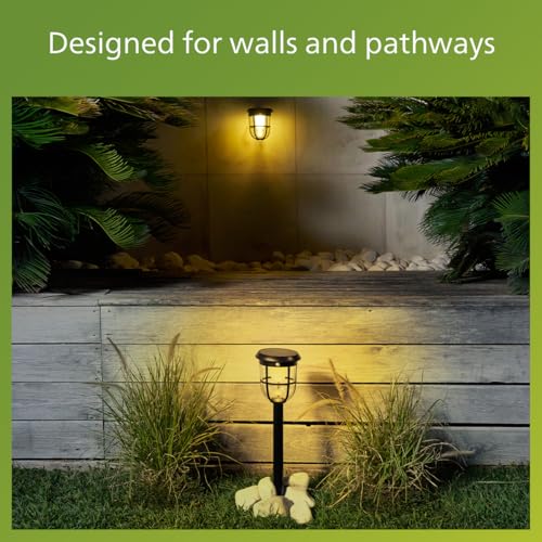 PHILIPS Solar LED UltraEfficient Wall Lantern, 1-Pack, Black - image 6