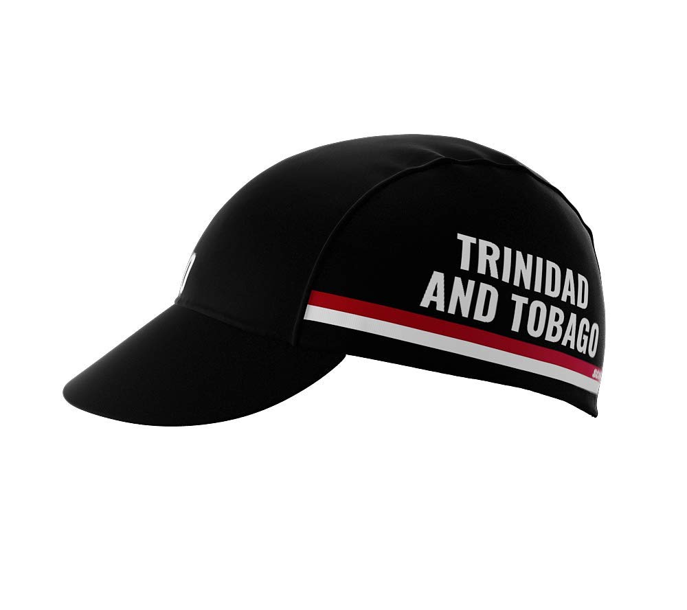 Trinidad and Tobago Black Code Bike Cycling Cap Road MTB or Running