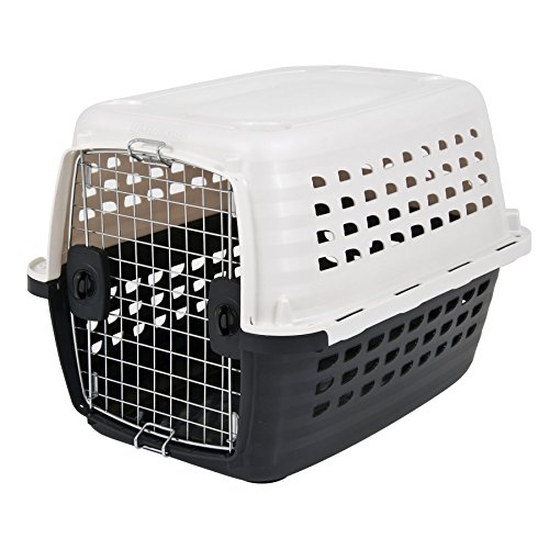 Petmate Compass Kennel, 20-30LBS, PEARL WHITE/BLACK, Model:41033, Made in USA