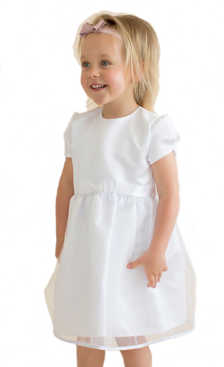 HOBEA-Germany Taufkleid Blumenmädchen Baby Festkleid, Modell: Jana, Größe Kleider:86