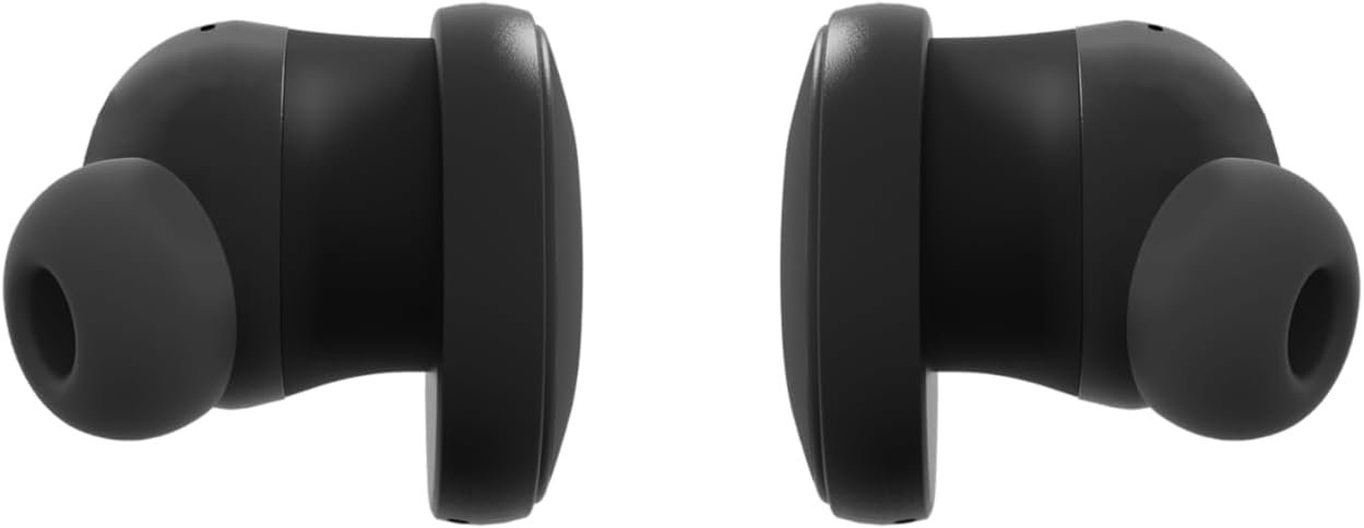 Fairphone Fairbuds True Wireless Earbuds with Active Noise Canceling, Ambient Mode, Titanium-Coated Drivers, 26H Battery, ENC Mics, Multipoint Bluetooth, iOS & Android App, Replaceable Parts, Black