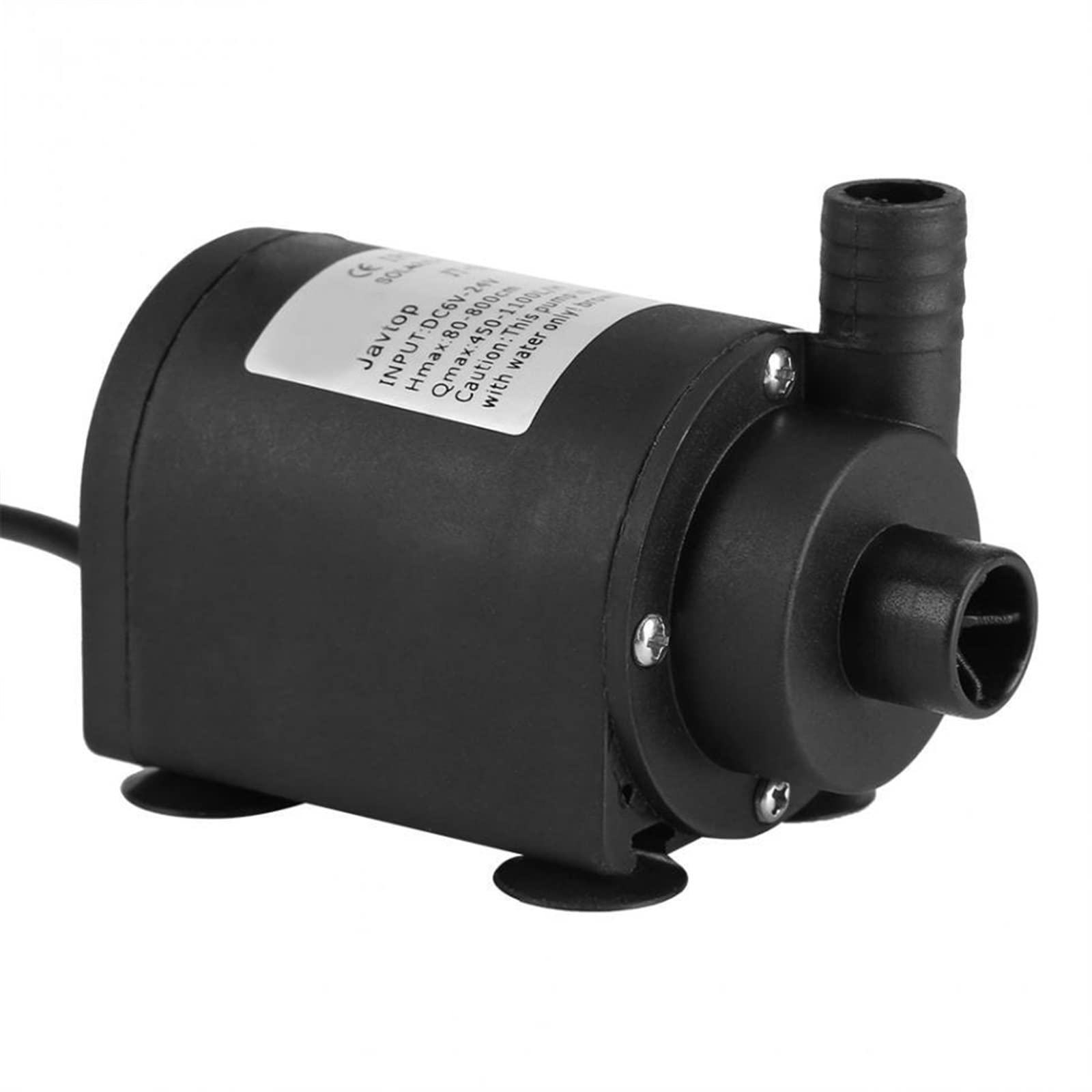 Mini Bomba pequeña DC 24V Bomba de circulación de Agua 100 0l/h Bomba de circulación de Agua Caliente Bomba de Agua sin Cepillo