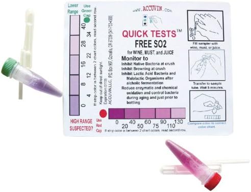 Free Sulfur Dioxide SO2 Tests