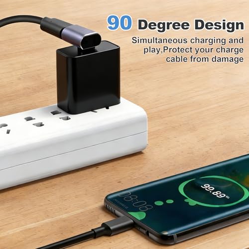 Pack de 3 Adaptadores USB C en ángulo de 90 grados miniatura 4