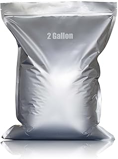 Easom 2 Gallon Mylar bags, Large Mylar Bags for Food Storage 2 Gallon 5 mil Thick Resealable Mylar Bags with Aluminum Foi...