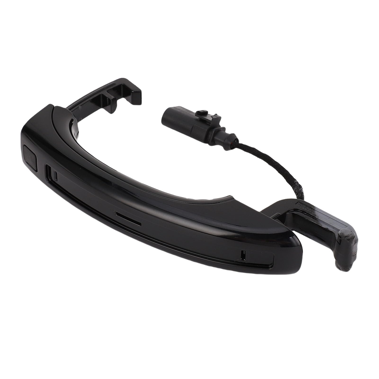 Dilwe Set di Maniglie per Porte Esterne da 4 Pezzi in ABS con Striscia Galvanica Maniglia per Porta Esterna di Ricambio Diretta per Riparazione Fai da Te SUV con OE 4L0837205B 4L0837205A