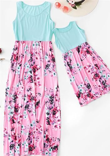 GORIFE Mommy and Me Family Matching Dresses Beach Family Matching Casual Long Sleeve Clothing Outfits with Plus Size4