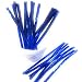 100pcs 4" Metallic Blue Twist Ties