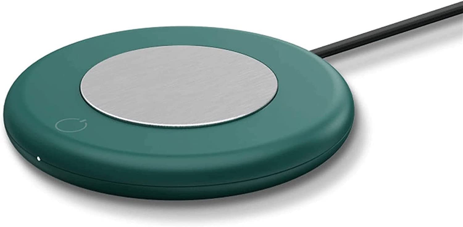 Calentador de Taza de café Calentador de Taza para Escritorio Calentador de Taza Placa calefactora Calentador de Taza de café con Apagado automático Calentador de café para café, té con Leche (Color: