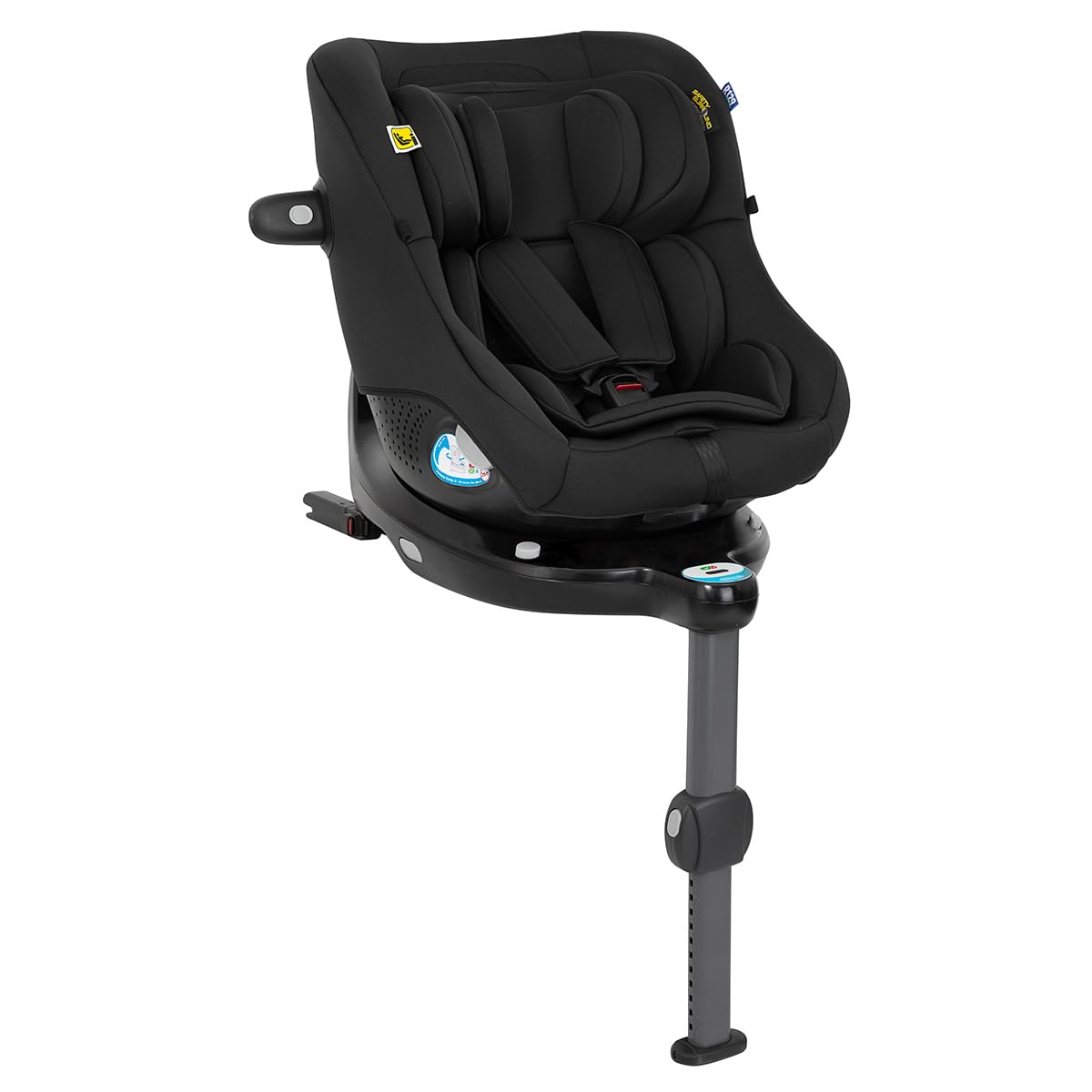 Graco - Turn2Me™ DLX i-Size R129 - Silla de coche evolutiva 2 en 1 ISOFIX con rotación de 360°, de 40 a 105 cm (desde el nacimiento hasta los 4 años aprox.), color medianoche