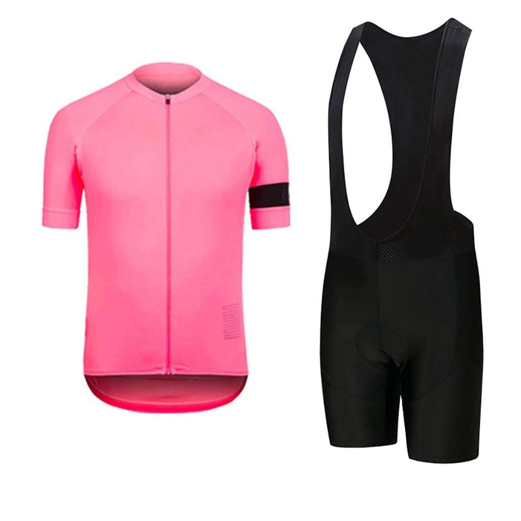 Hombres Jersey + Pantalones Cortos Mangas Cortas de Ciclismo Ropa Maillot Transpirable para Deportes al Aire Libre Ciclo Bicicleta