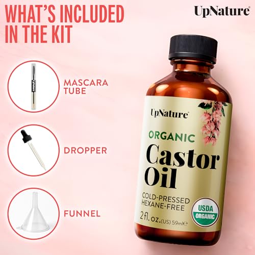 UpNature Organic Castor Oil Lash & Brow Serum (2 oz) — view 6