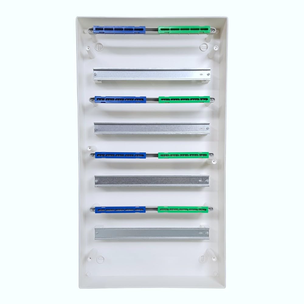 Caja de distribución de fusibles para ambientes húmedos, subdistribución RH72/4 IP65 AP VDE 8536